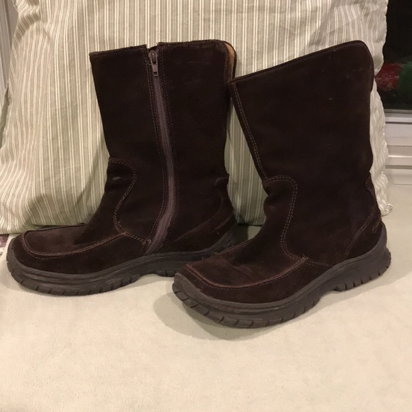 Steve Madden size 9 1/2 chocolate brown suede boots. - Picture 2 of 5